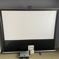 80インチスクリーン＆プロジェクターセット
