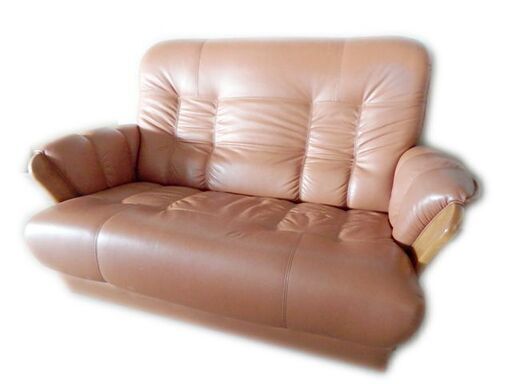 浜本工芸　2人掛け　革　ソファ 浜本工芸】 2人掛け革張りソファ WL-485*（162） 幅162cm 皮革 国産