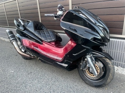 YAMAHA・マジェスティC・ブラック×ワインカラー・カスタム多数・全国陸送可能