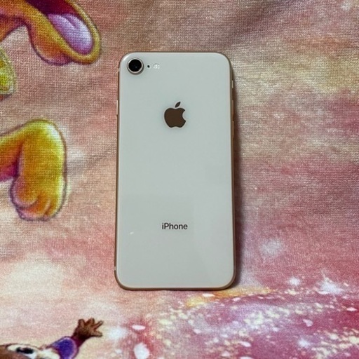 お値下げ本日手渡し限定】iPhone8 64GB ゴールド SIMロック解除済み 