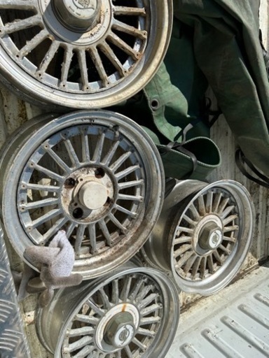 4穴 114.3 6.5j 4本セット 旧車ホイール