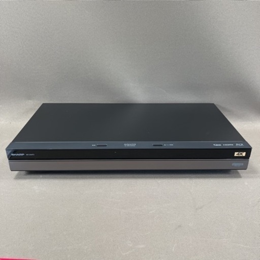 【美品】SHARP シャープ 4Kレコーダー 新4K衛星放送対応 大容量HDD4TB 3番組同時録画 UltraHDブルーレイ 4B-