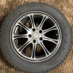 格安‼️スタッドレス 、タイヤホイール付き  ２２５／６０  17    良品