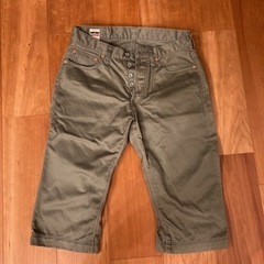 桃太郎ジーンズ　ハーフパンツ　ウエスト30の画像