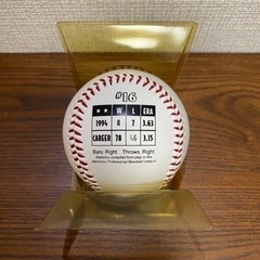 【MLB/ドジャース】1994年野茂英雄フォト記念ボールの画像