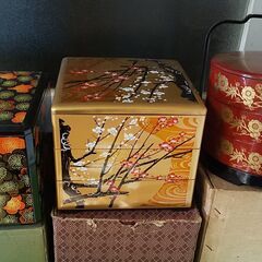 お重箱　3段　3種　3個セットの画像