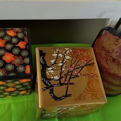 お重箱　3段　3種　3個セットの画像