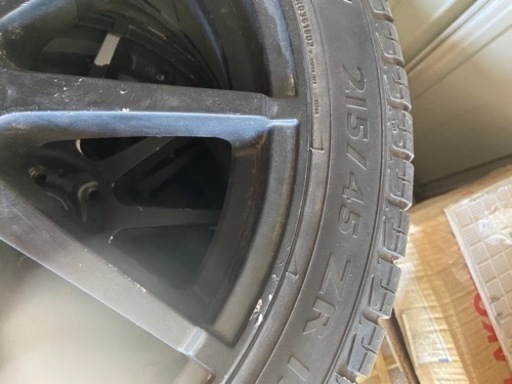 【引渡決定】タイヤホイール4本セット　215/45ZR17 5穴