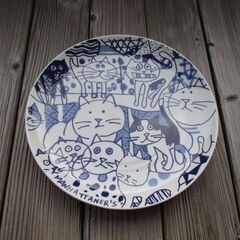 マンハッタナーズ23㎝皿　実家の整理しています！