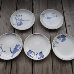 マンハッタナーズ　12㎝小皿セット　実家の整理しています！
