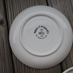 マンハッタナーズ　12㎝小皿セット　実家の整理しています！の画像