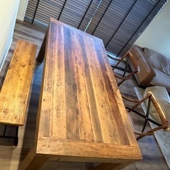 関家具 クラッシュゲート デコテーブル チェアセット