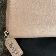 SAINT LAURENT 長財布　ピンクの画像