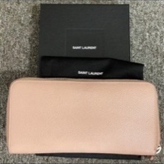 SAINT LAURENT 長財布　ピンク