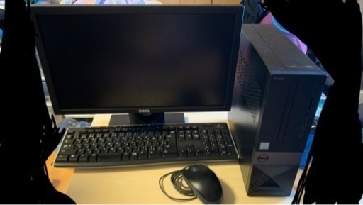 パソコンセット(本体+モニター+無線キーボード+マウス)