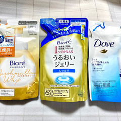 詰替3点セット❶　ダヴ泡洗顔料　ビオレ洗顔料　ビオレ化粧水