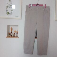 CLOSSHI 接触冷感　8分丈ストレッチパンツ　LLサイズ