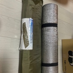 インフレーターマットと銀マット