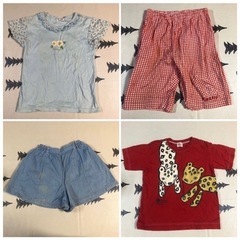 まとめ売り 子供服 キッズ ジュニア 女の子 25点 110-150cm 春 夏 秋 冬 トップス トレーナー アウター　ズボン スカート ユニクロ などの画像
