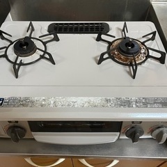 【受け渡し予定者決定】グリル付　ガステーブル　Rinnai製　K...