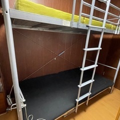 スチール製二段ベッド　差し上げます
