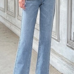 GRL grl ハイウエストストレートデニムパンツ cu295 ...