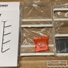 【新品未使用】tower 山崎実業 下駄箱扉＆引っ掛け式スリッパ...