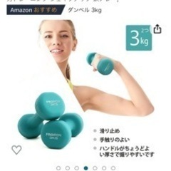 ダンベル3kg 2個の画像