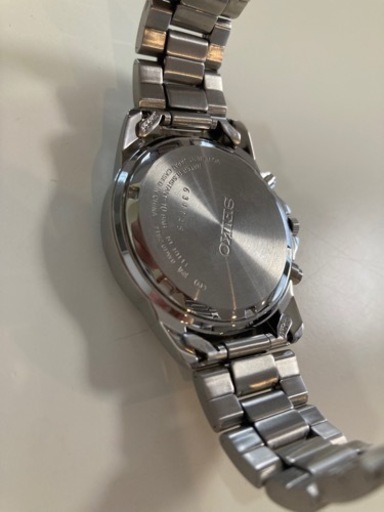 SEIKOセイコー メンズ腕時計 クオーツ　稼働品　ストップウォッチ機能付き