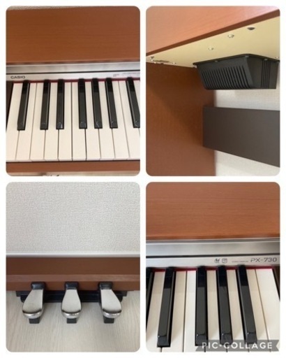 【最終値下】電子ピアノ　カシオ　PRIVIA PX730 キーボード　イス付き