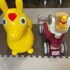 プーさんウオーカーライダーとRodyセットの画像