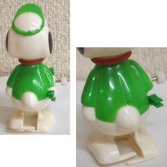 レトロ スヌーピー 海外製グッズ ミニフィギュア Aviva社 テニスウォーカー ゼンマイ 8cm Wind Up Toy　ピーナッツ ヴィンテージ ☆ PayPay(ペイペイ)決済可能 ☆ 札幌市 豊平区 平岸の画像