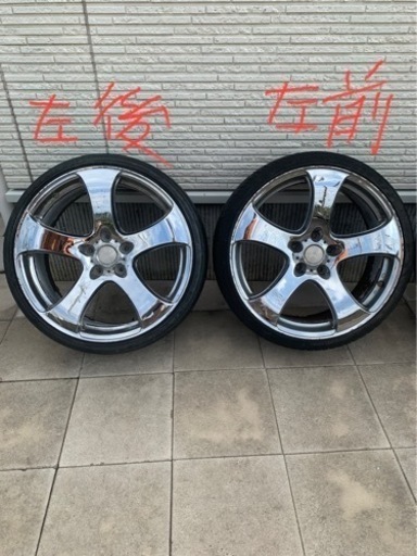 19インチ　アルミホイール　メッキ　ヴェネルディ　CL105
