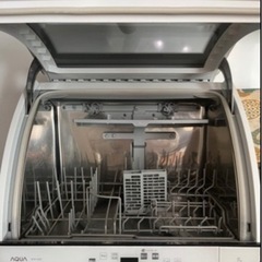 AQUA 食洗機　使用感ありの画像