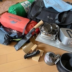 キャンプ用品まとめ（バイク）の画像