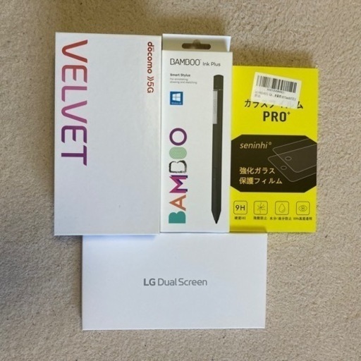 LG VELVET L-52A 本体 デュアルスクリーン タッチペン フィルム