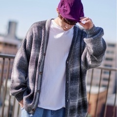 新品未使用　SPINNS  ベロアハンチング　パープルの画像