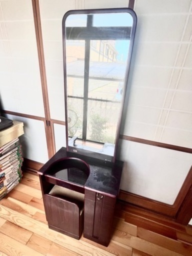 レトロ 大塚家具 ドレッサー 引き出し 椅子付き