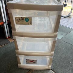 【リサイクルショップどりーむ鹿大前店】No.6929　収納　3段収納　小物収納　衣類収納　超お買い得品の画像