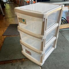 【リサイクルショップどりーむ鹿大前店】No.6929　収納　3段収納　小物収納　衣類収納　超お買い得品の画像
