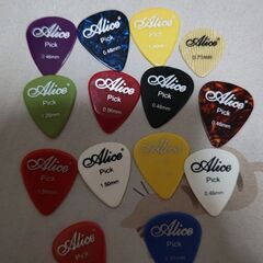 《ギター関係ピック》Alice Pick 14点〖箱付き〗