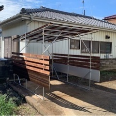 DIY バイク小屋