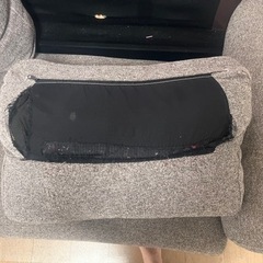 オットマン付きソファー　の画像