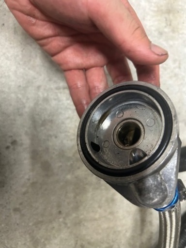 JZX110 JZX100 JZX110 ブリッツオイルクーラー　トラスト　エレメント移設　