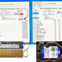 訳アリ・win10pro22H2・i7-6700・SSD512+HDD2TB・メモリ16GB・HDMI・USB3.0・DVDRWの画像