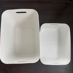 無印　ポリエチレン　ケース　大と中の画像