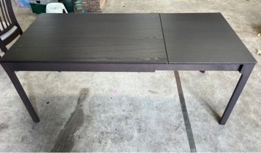【IKEA】 EKEDALEN 伸長式テーブル　椅子2脚セット