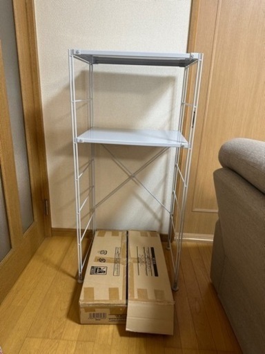 ステンレスユニットシェルフ　無印良品