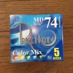 MD 録音用ミニディスク74分　5本セット