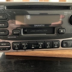 【ジャンク】ダイハツ純正CD/カセットデッキ